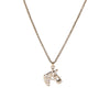 Fashion Fun Octopus Cross Stainless Steel Pendant Necklace With Electric Polishing And Dripping Oil