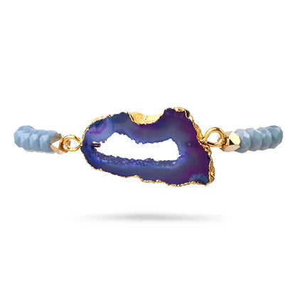 Fashion Geometric Agate Bracelets