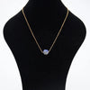 Fashion Geometric Agate Plating Natural Stone Necklace 1 Piece