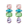 Fashion Geometric Alloy Diamond Earrings For Women