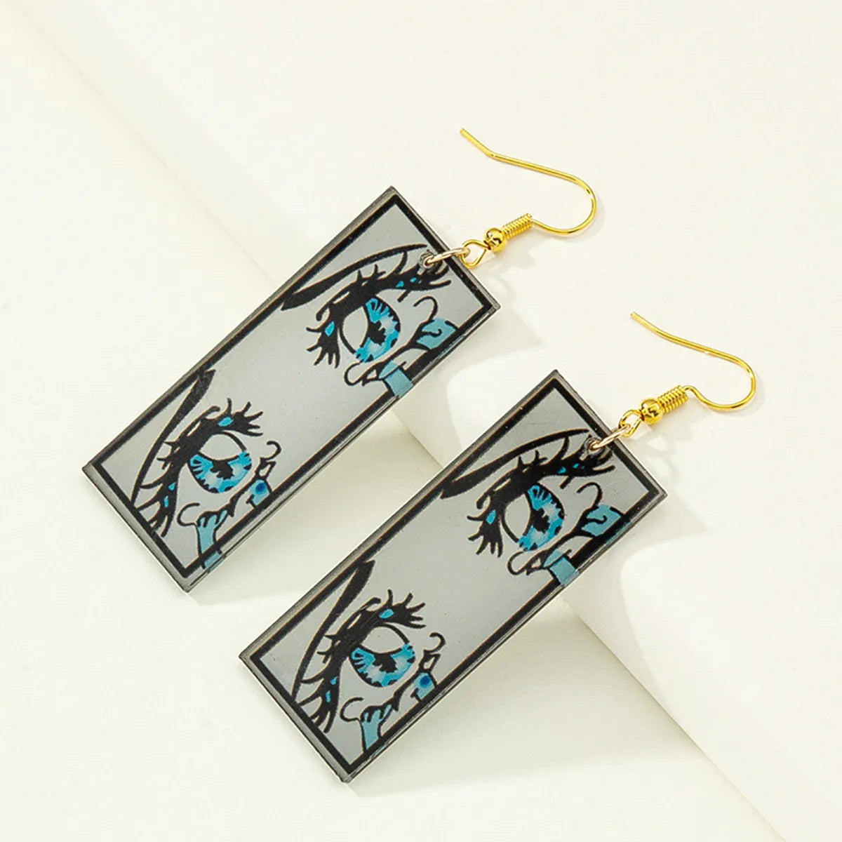 Streetwear Geometric Plating Alloy No Inlaid Earrings