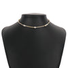 Fashion Geometric Alloy Inlay Rhinestone Choker