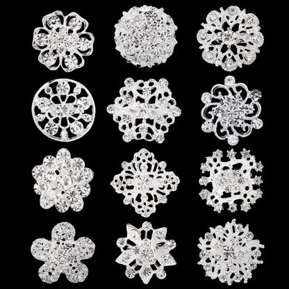 Fashion Geometric Alloy Inlay Rhinestones Women'S Brooches