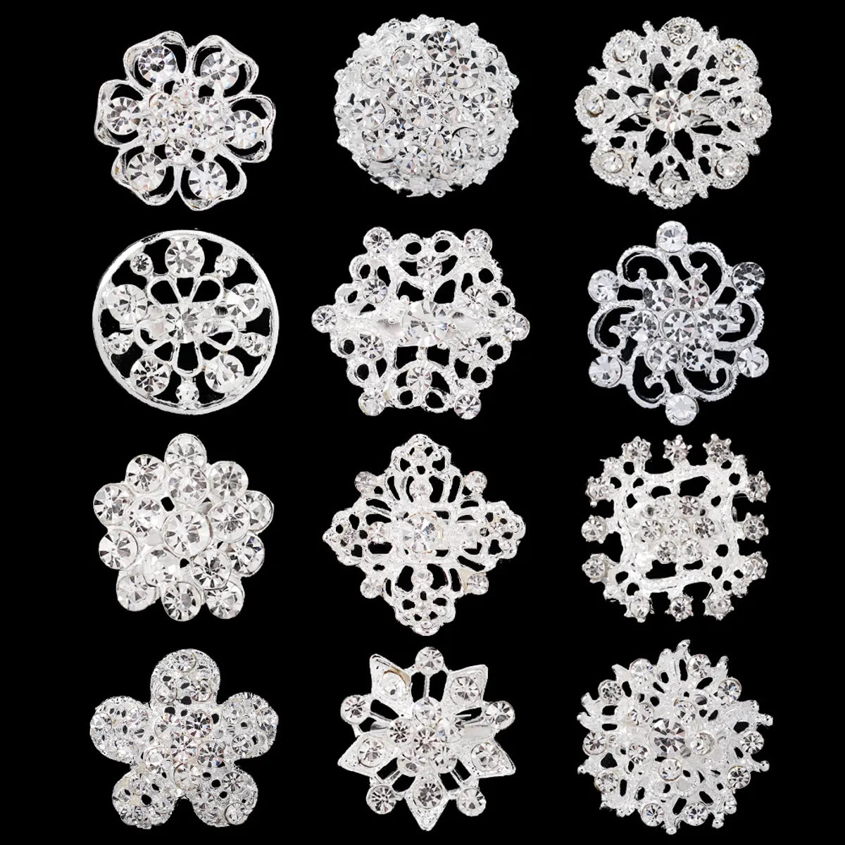 Fashion Geometric Alloy Inlay Rhinestones Women'S Brooches