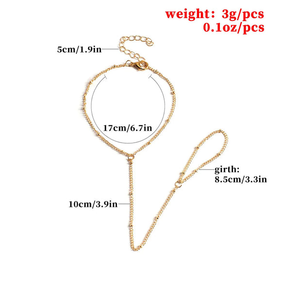 Fashion Geometric Alloy Plating Bracelets