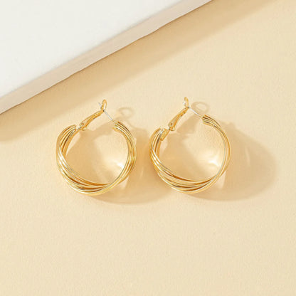 Fashion Geometric Alloy Plating Earrings