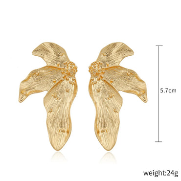 Fashion Geometric Alloy Plating Gem Women's Ear Studs 1 Pair