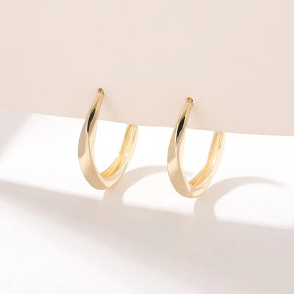 Fashion Geometric Alloy Plating Women's Ear Studs 1 Pair