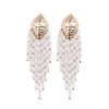 Fashion Geometric Alloy Tassel Earrings For Women With Electroplating