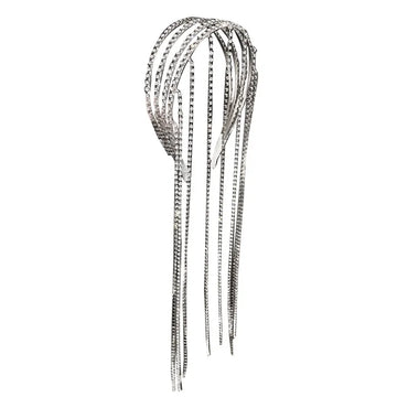 Fashion Geometric Alloy Tassel Rhinestones Hair Band