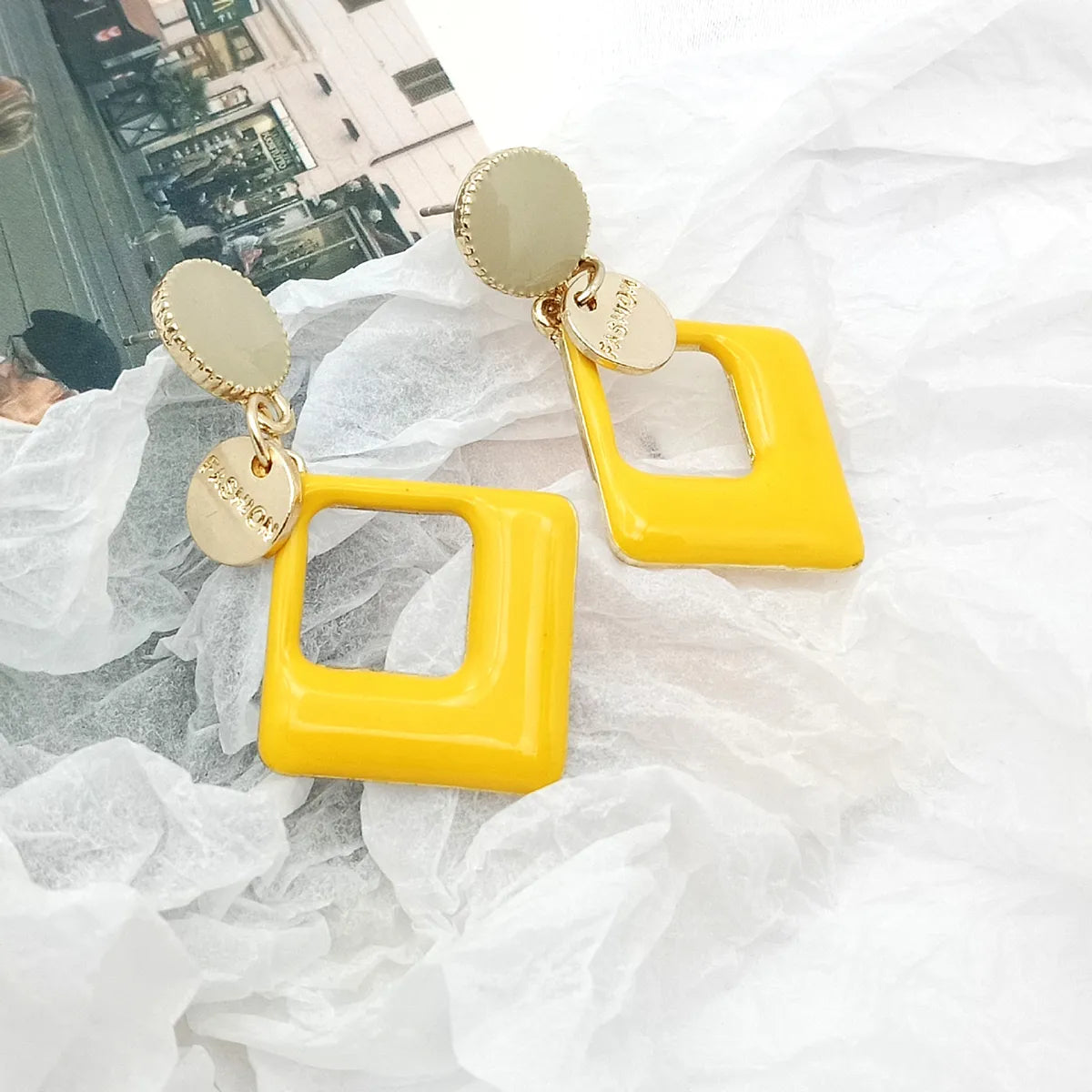 Fashion Geometric Alloy Women'S Drop Earrings