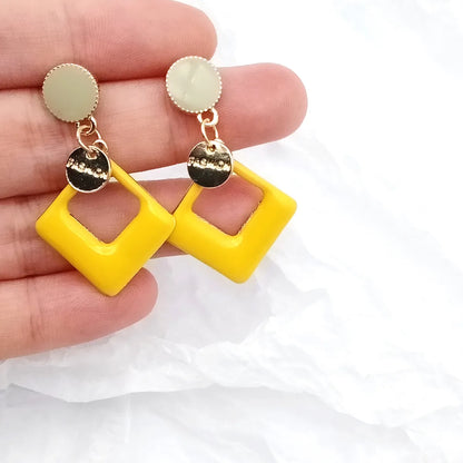 Fashion Geometric Alloy Women'S Drop Earrings