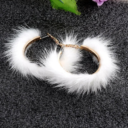 Fashion Geometric Alloy Women'S Hoop Earrings 1 Pair