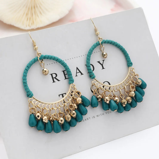 Fashion Geometric Arylic Alloy Hollow Out Women's Ear Hook 1 Pair