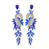 Fashion Geometric Arylic Rhinestones Women'S Earrings 1 Pair