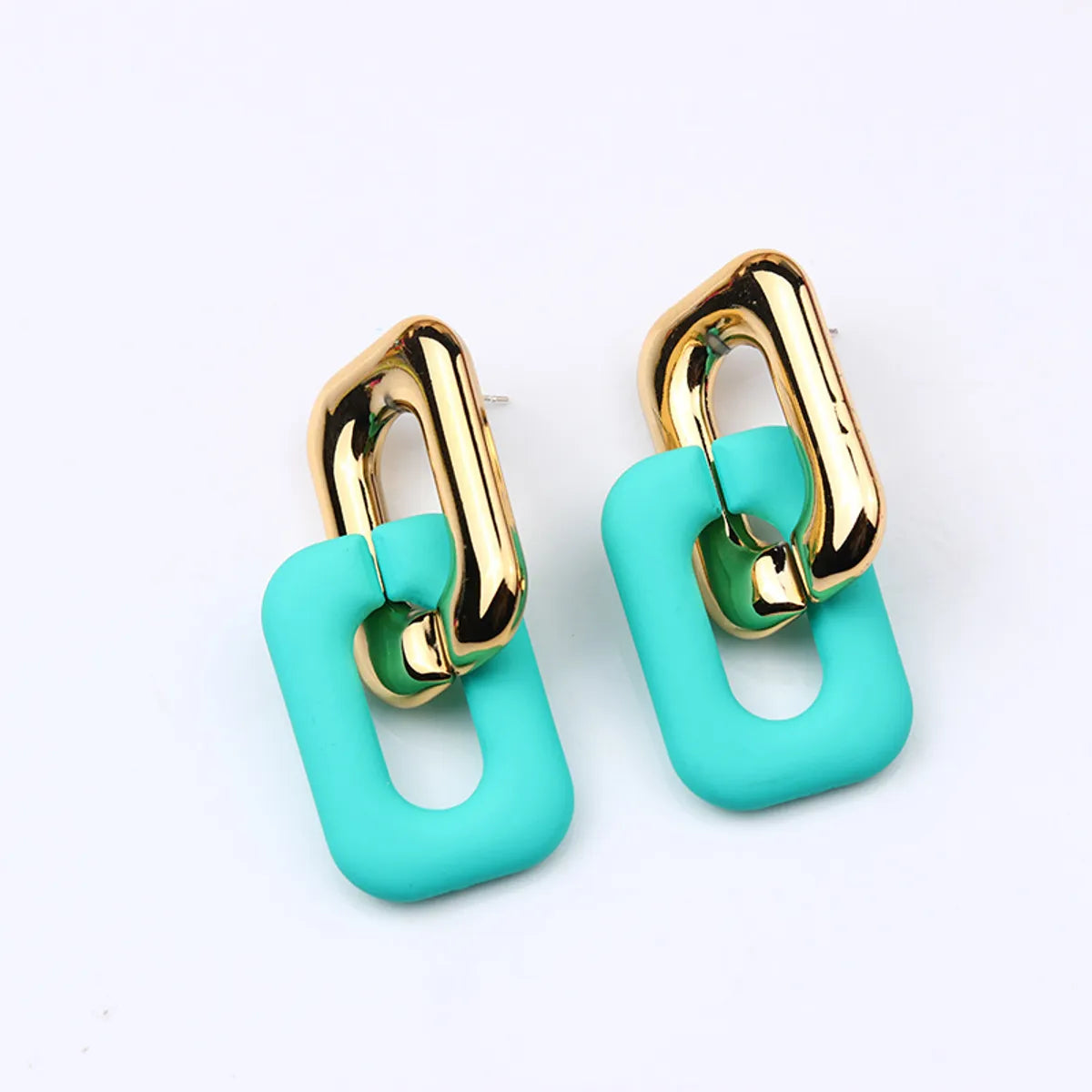 Fashion Geometric Arylic Stoving Varnish Unisex Drop Earrings 1 Pair