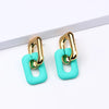 Fashion Geometric Arylic Stoving Varnish Unisex Drop Earrings 1 Pair