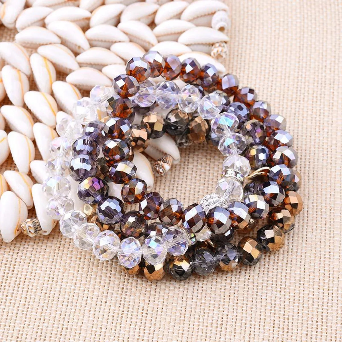 Fashion Geometric Beaded Crystal Bracelets