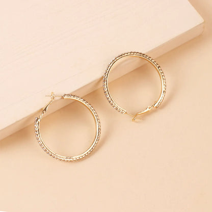 Fashion Geometric Big Circle Alloy Earrings Wholesale