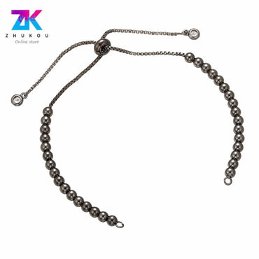 Fashion Geometric Bracelet Accessories Copper Bead Chain Bracelet Accessories