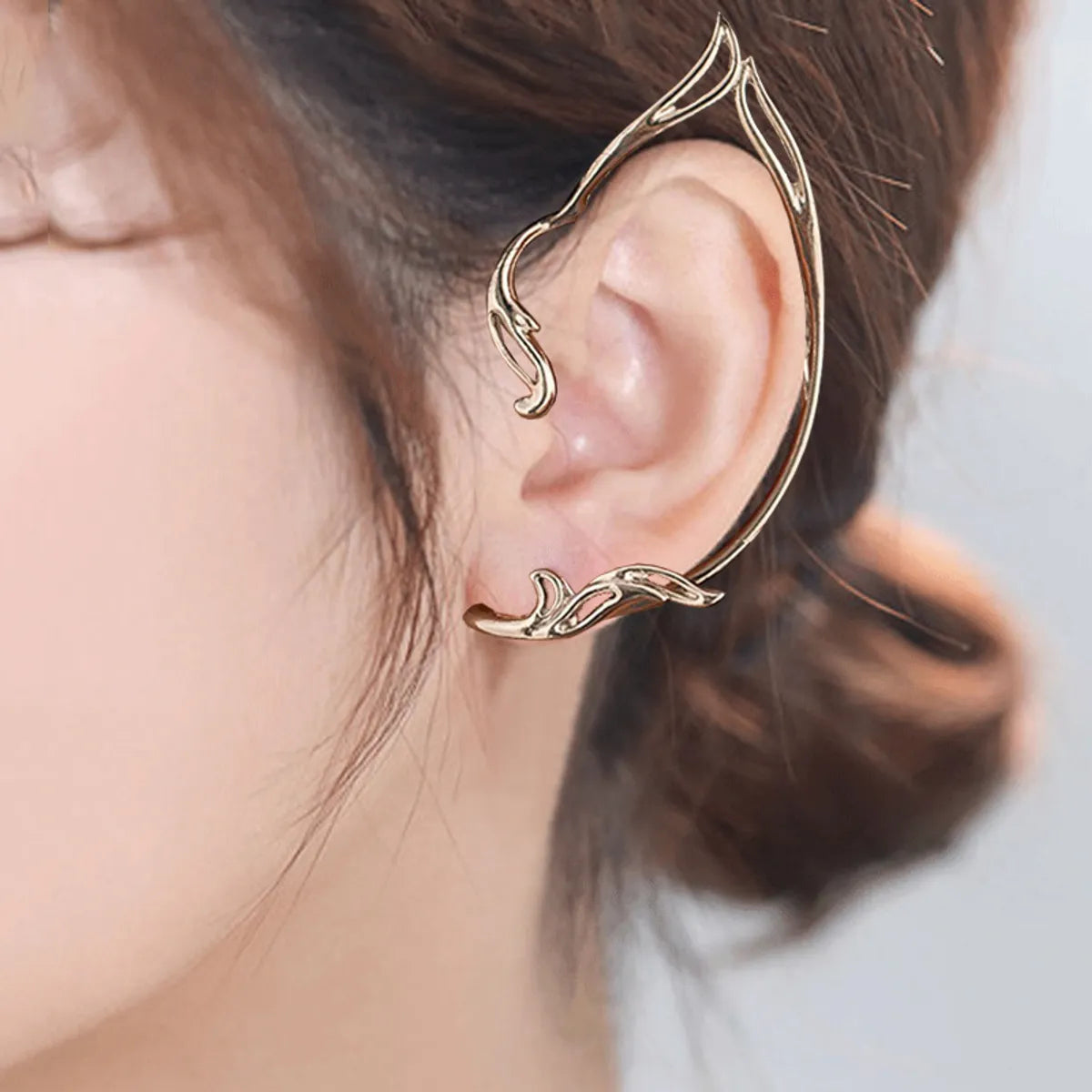 Fashion Geometric Cat Alloy Plating Women's Ear Clips