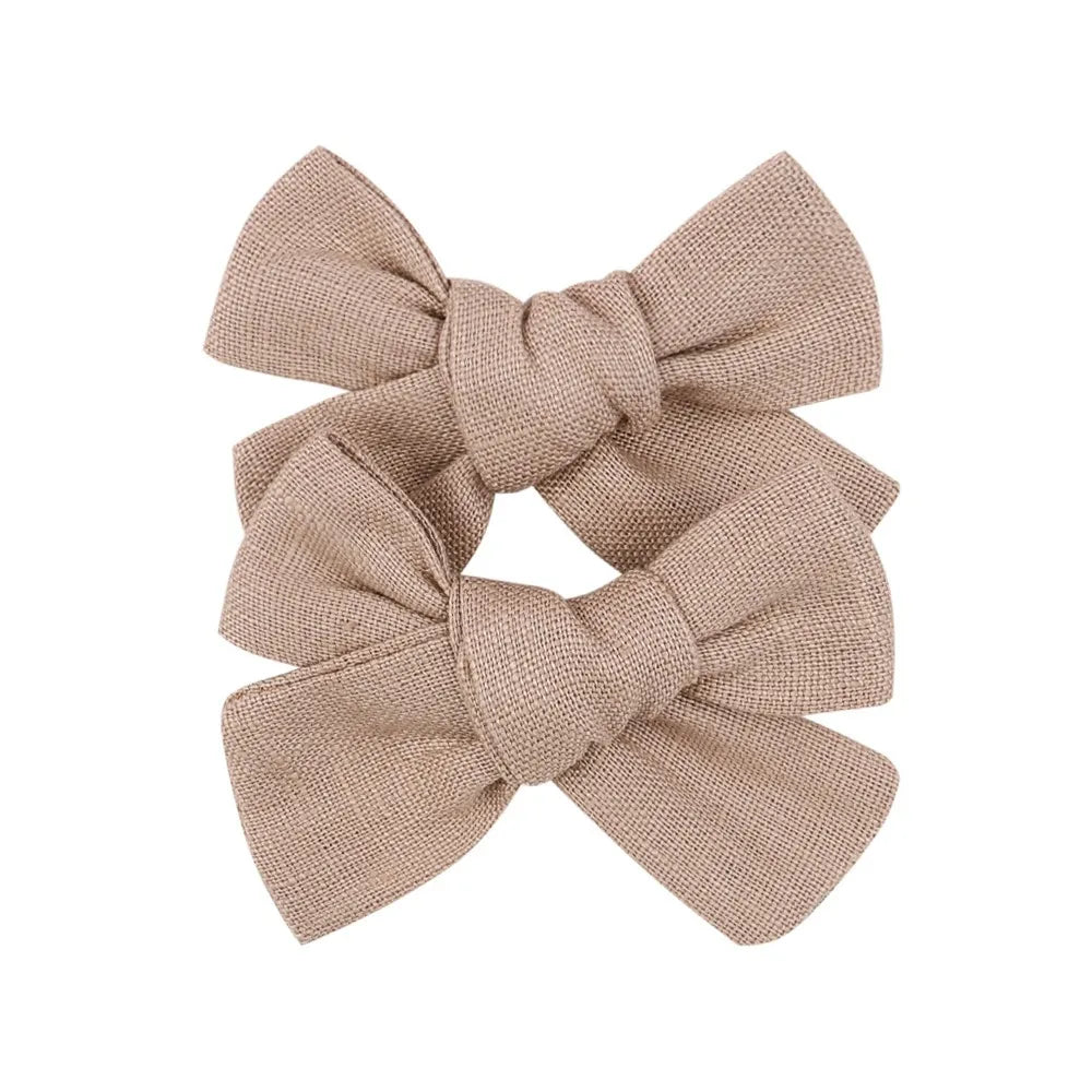 Fashion Geometric Cloth Butterfly Hairpin Fabric Clip Cute Hairpin