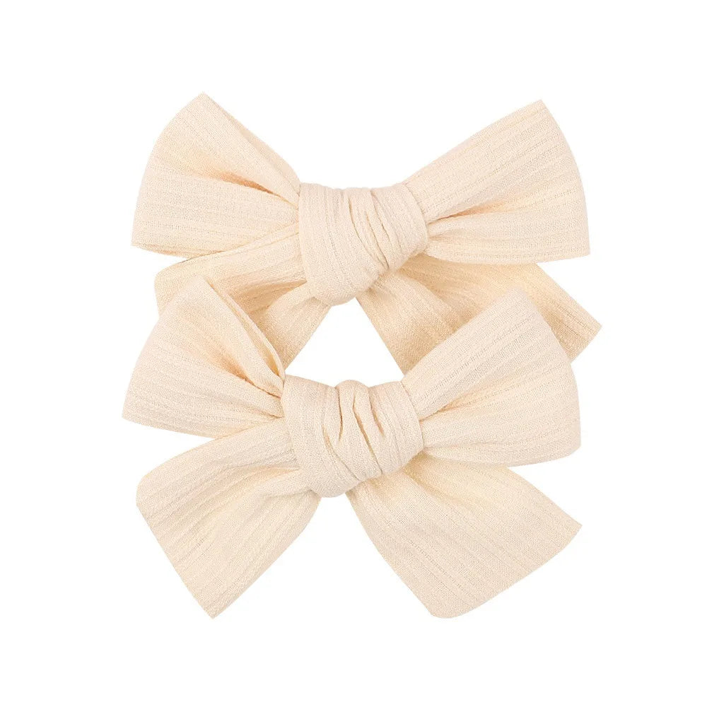 Fashion Geometric Cloth Butterfly Hairpin Fabric Clip Cute Hairpin