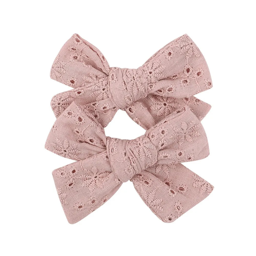 Fashion Geometric Cloth Butterfly Hairpin Fabric Clip Cute Hairpin