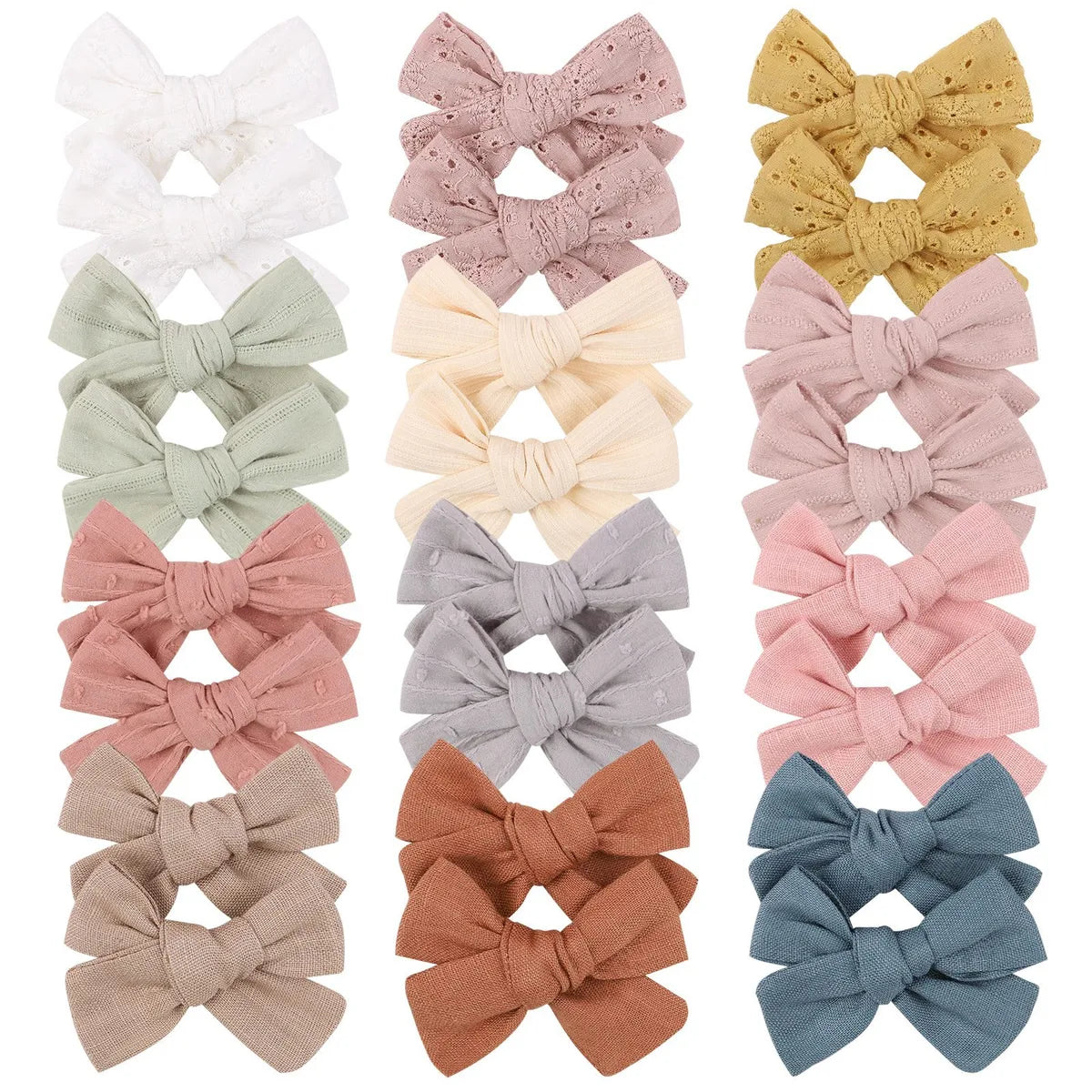 Fashion Geometric Cloth Butterfly Hairpin Fabric Clip Cute Hairpin