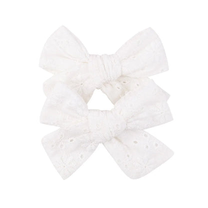 Fashion Geometric Cloth Butterfly Hairpin Fabric Clip Cute Hairpin