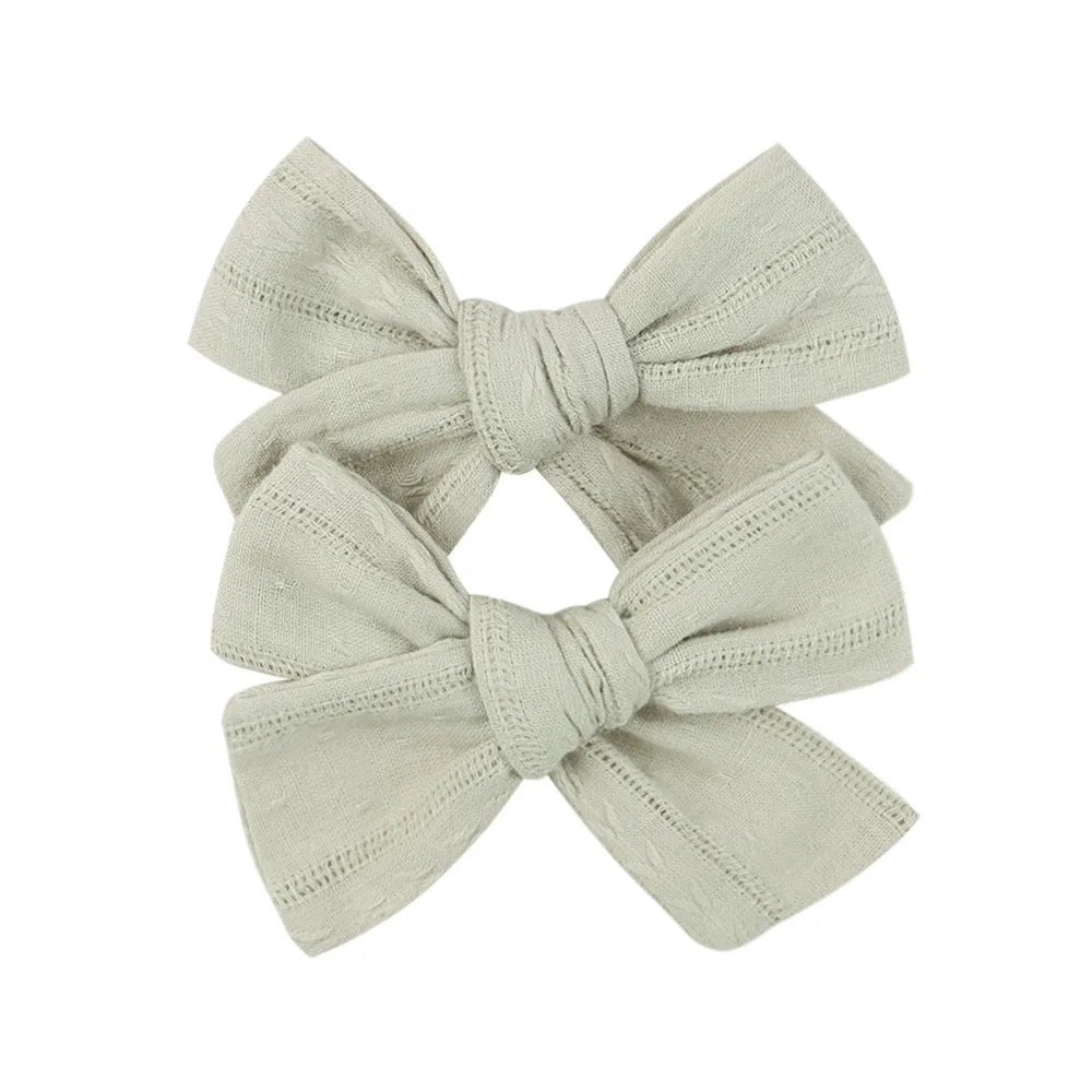 Fashion Geometric Cloth Butterfly Hairpin Fabric Clip Cute Hairpin