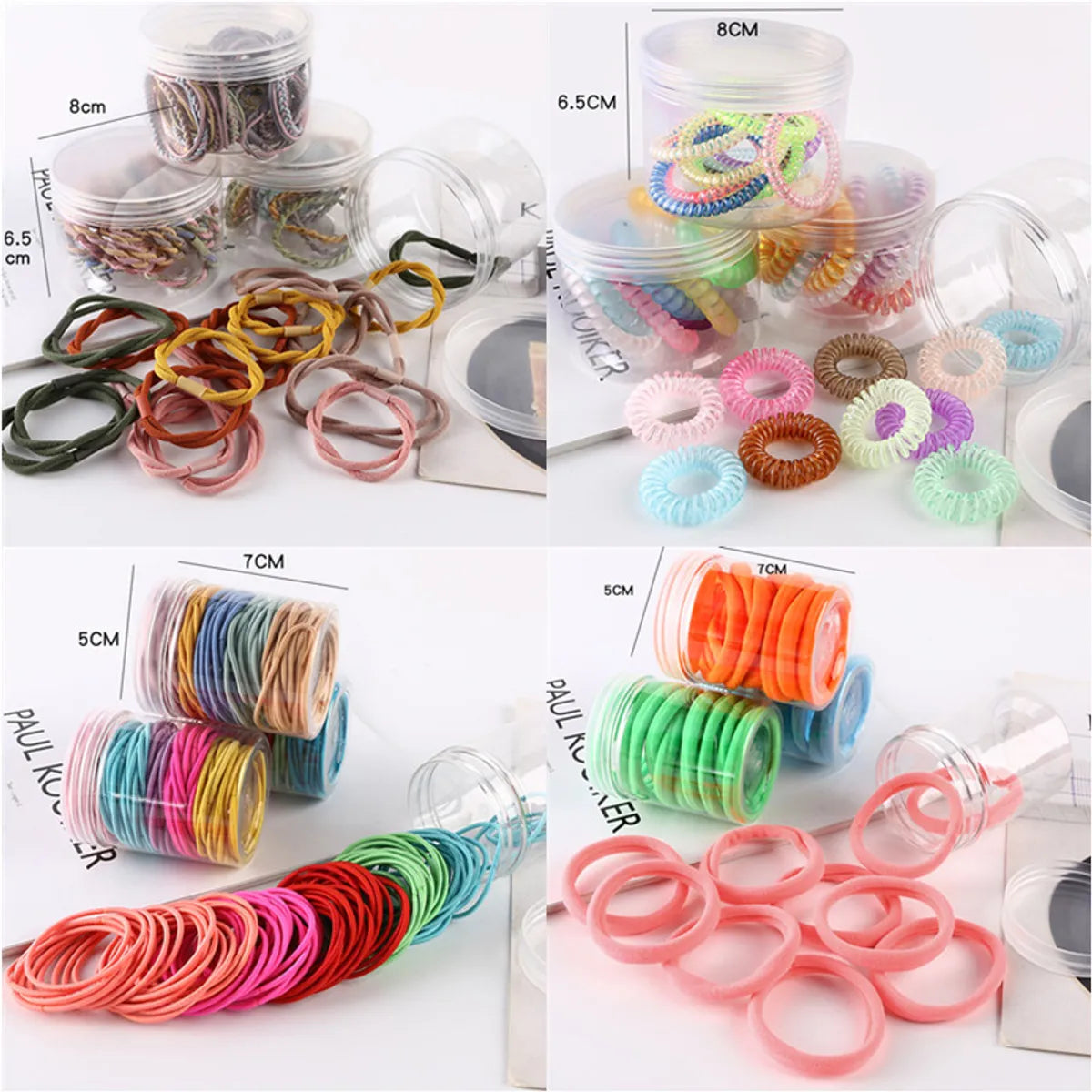 Fashion Geometric Cloth Hair Tie 1 Set