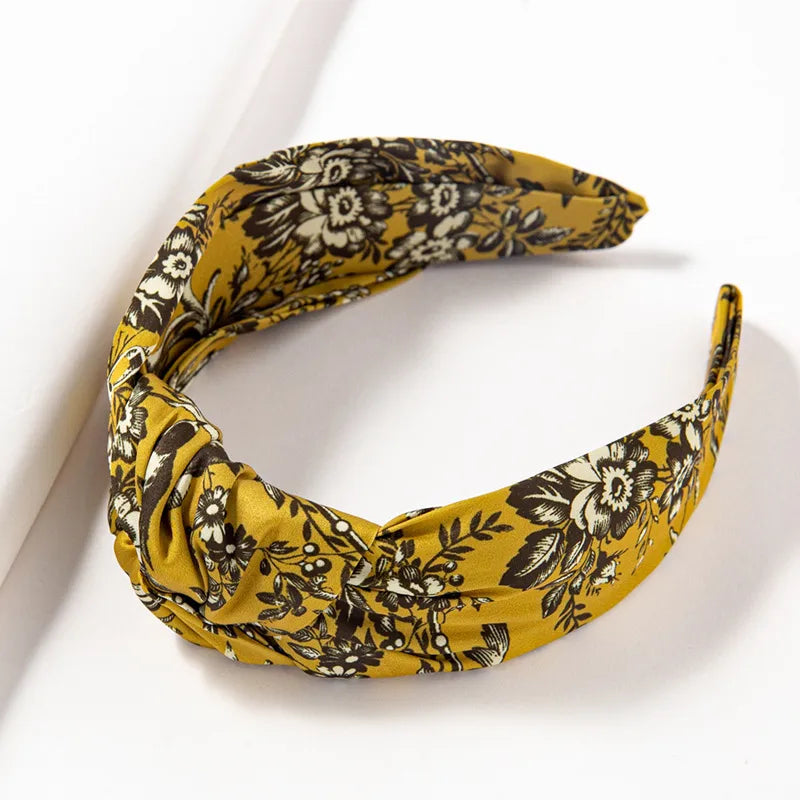 Fashion Geometric Cloth Printing Hair Band