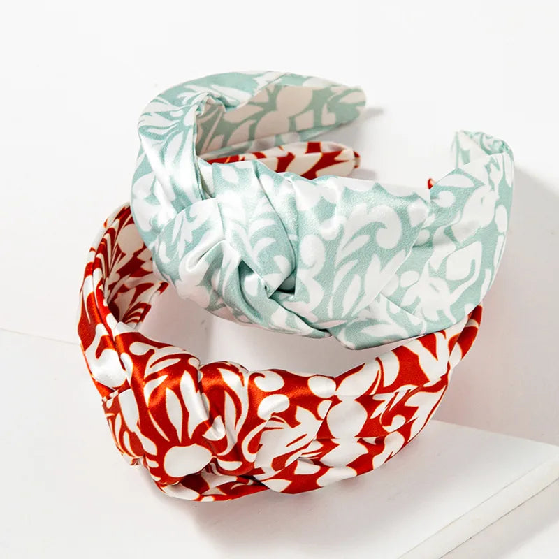 Fashion Geometric Cloth Printing Hair Band