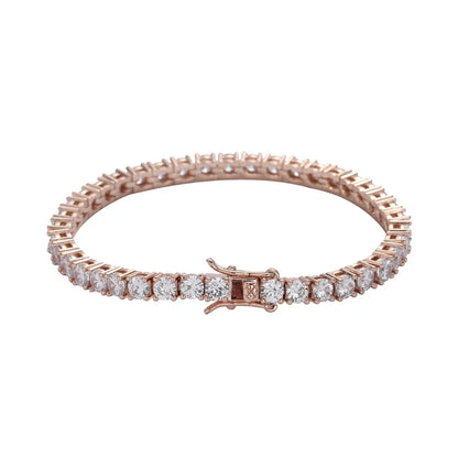 Fashion Geometric Copper Zircon Bracelets