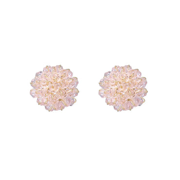 Flower Synthetic Resin No Inlaid Earrings