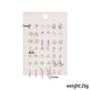 Fashion Geometric Cshaped Baby Elephant Imitation Pearl Earrings For Women Jewelry Wholesale