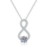 Fashion Geometric Design S925 Sterling Silver Clavicle Necklace With Joker Design Sense