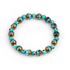 Fashion Geometric Devil'S Eye Alloy Glass Women'S Bracelets