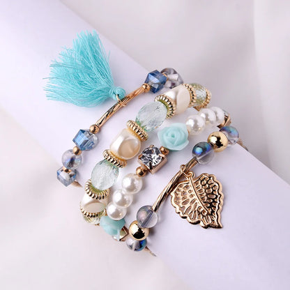 Fashion Geometric Glass Wholesale Bracelets