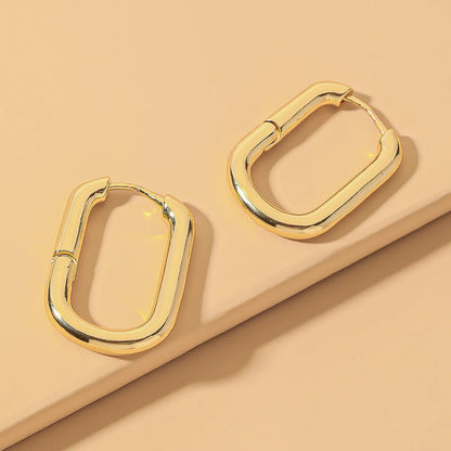 Fashion Geometric Hollow Square Earrings