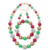 Fashion Geometric Imitation Pearl Alloy Plating Women'S Bracelets Earrings Necklace