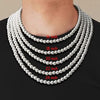 Fashion Geometric Imitation Pearl Beaded Men'S Necklace