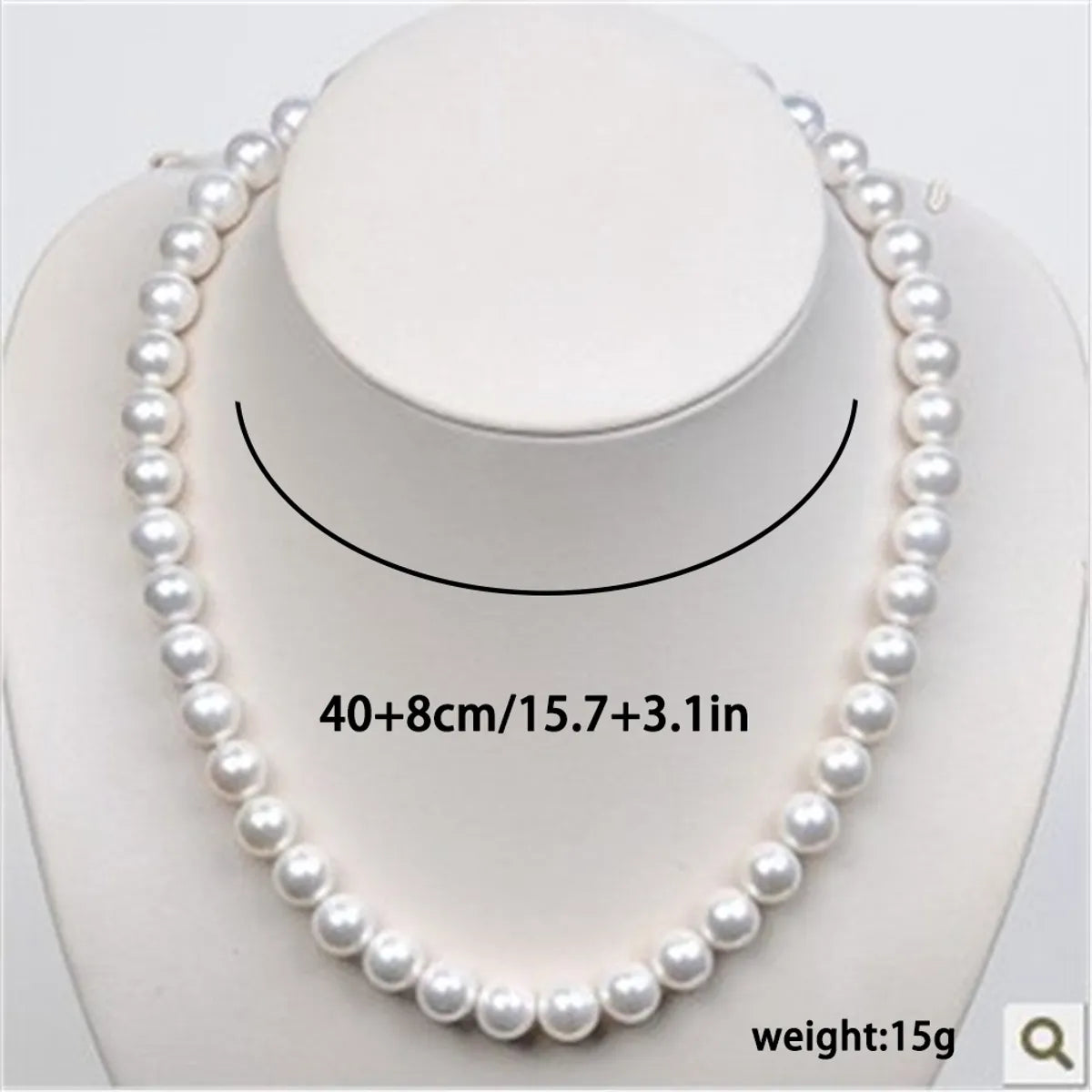 Fashion Geometric Imitation Pearl Women's Necklace