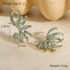 Fashion Geometric Irregular Lines Stainless Steel Electroplated Women's Earrings