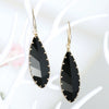 Fashion Geometric Long Water Drop Crystal Earrings