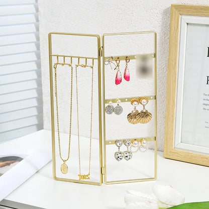 Fashion Geometric Metal Jewelry Rack