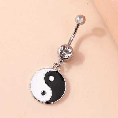 Fashion Geometric Metal Plating Belly Ring