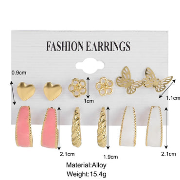 Fashion Geometric Plating Metal Earrings