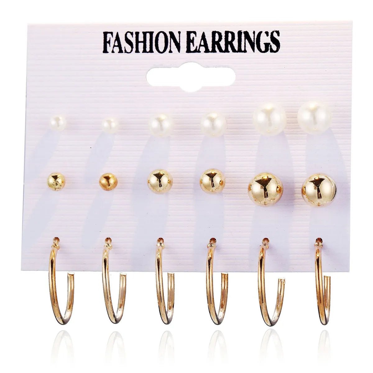 Fashion Geometric Plating Metal Earrings